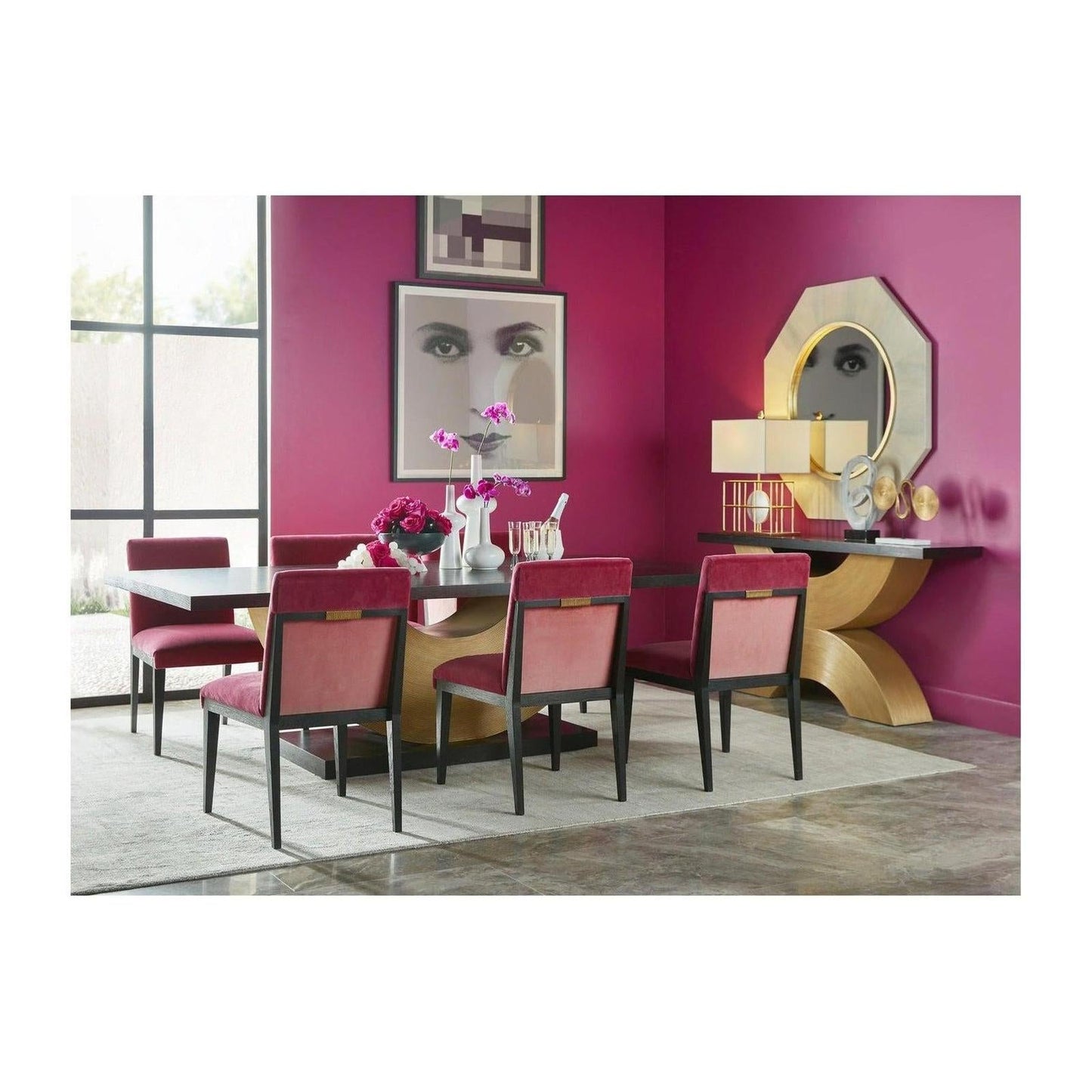 Theodore Alexander Jamie Drake Vree Dining Side Chair - Set of 2