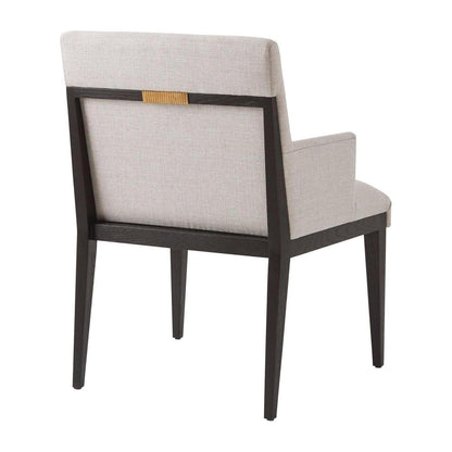 Theodore Alexander Jamie Drake Vree Dining Arm Chair - Set of 2
