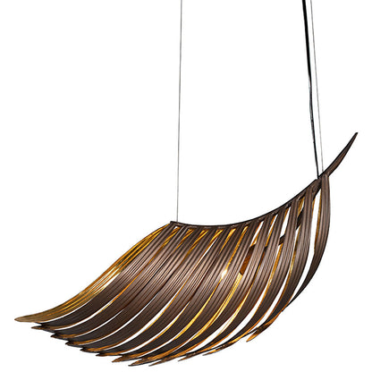 Palmera Curved Leaf Pendant