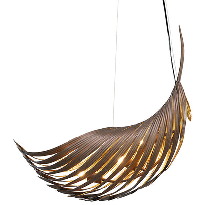 Palmera Curved Leaf Pendant