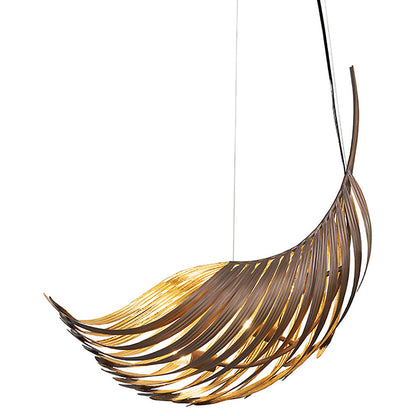 Palmera Curved Leaf Pendant