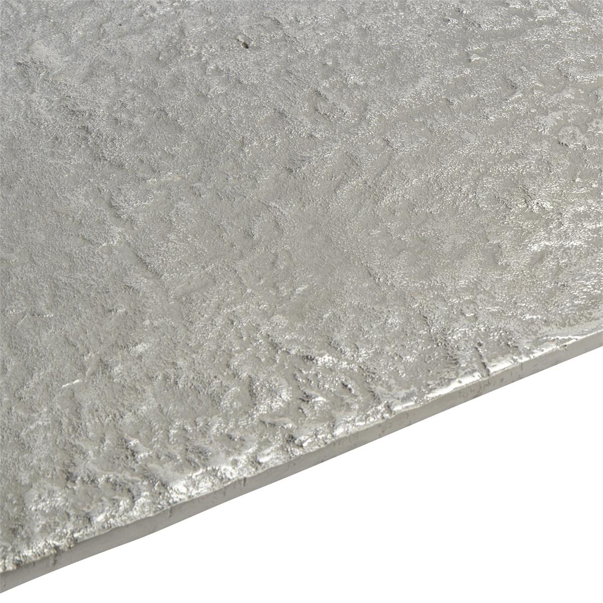 John Richard Cocktail Table In Textured Nickel