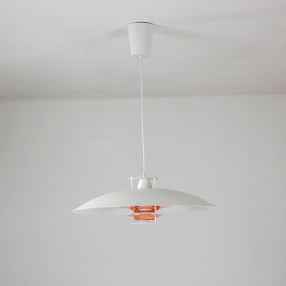 JL 341 Pendant Light ? 17.7″ x H 6.3″ / Dia 45cm x H 16cm / white + Rose gold Pendant light