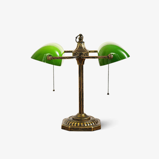 Jade Collection Table Lamp Dia 15.4″ x H 15.7″ / Dia 39cm x H 40cm / Bronze & Green / AU Plug 1001 Table lamp