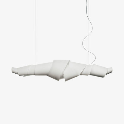 Caterpillar Chandelier Dia 47.2″ x H 13.8″ / Dia 120cm x H 35cm / White / Warm Light Pendant light