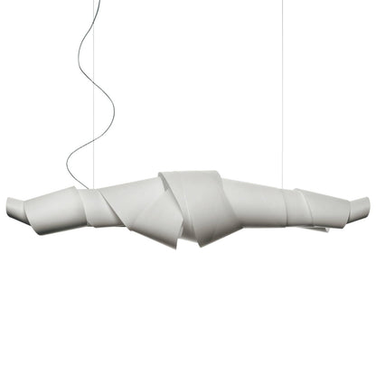 Caterpillar Chandelier Dia 59.1″ x H 13.8″ / Dia 150cm x H 35cm / White / Warm Light Pendant light