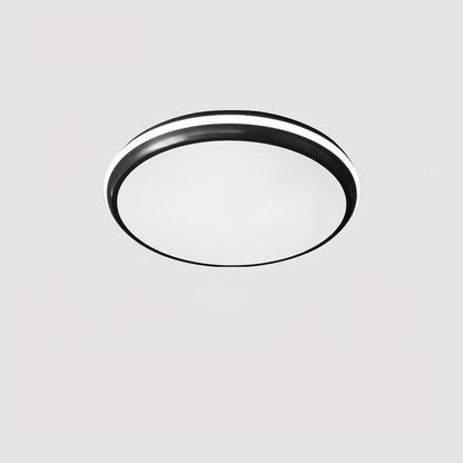 Jameson Ceiling Light ? 16.9″ x H 1.8″ / Dia 43cm x H 4.5cm / Black & White / Warm Light Ceiling lamp