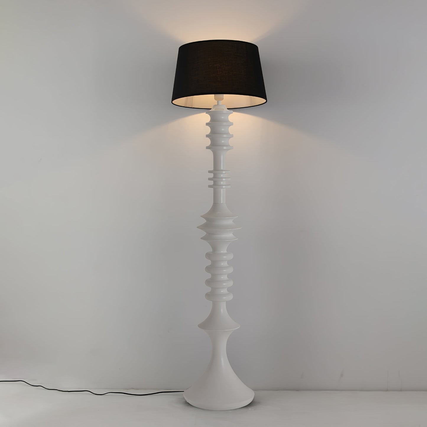 Jarvis Adjustable Floor Lamp Dia 17.7″ x H 65.7″ / Dia 45cm x H 167cm / White / US Plug Floor lamp
