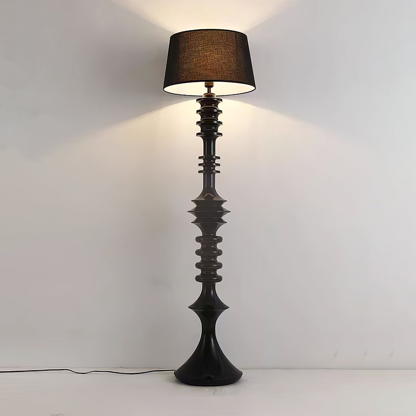 Jarvis Adjustable Floor Lamp Dia 17.7″ x H 65.7″ / Dia 45cm x H 167cm / Black / US Plug Floor lamp
