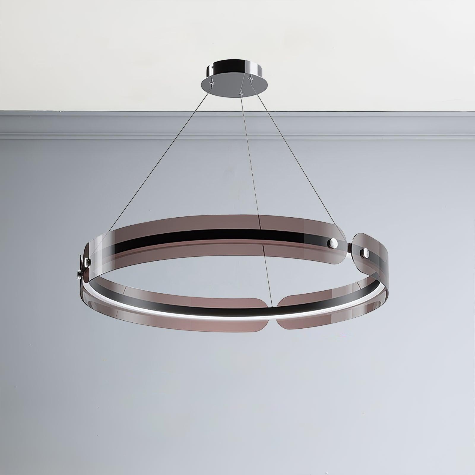 Javor LED Chandelier ? 23.6″ x H 59″ / Dia 60cm x H 150cm / Black + Coffee / Warm White Chandelier