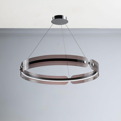 Javor LED Chandelier ? 23.6″ x H 59″ / Dia 60cm x H 150cm / Black + Coffee / Warm White Chandelier
