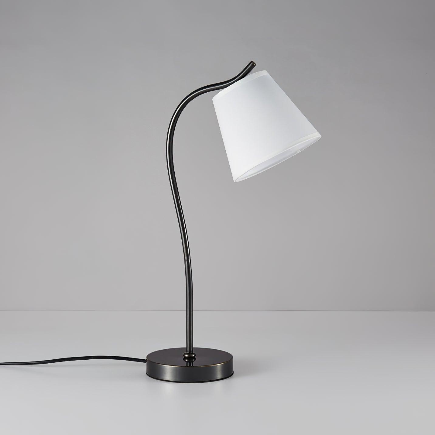 Jody Table Lamp Dia 10.6″ x H 25.2″ / Dia 27cm x H 64cm / Black + White / US plug Table lamp