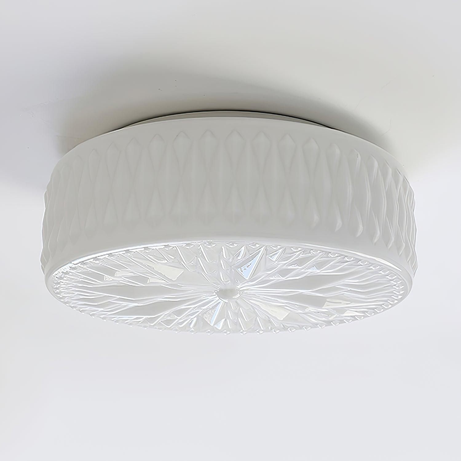 Adler Ceiling Light ? 15″ x H 5.9″ / Dia 38cm x H 15cm / White / Warm Light Ceiling lamp
