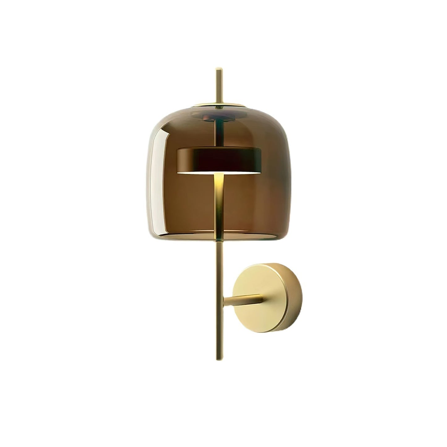 Hourglass Wall Sconce Dia 9.4″ x H 21.7″ / Gold & Amber / Warm Light Wall lamp