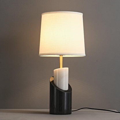 Jude Table Lamp Dia 9.8″ x H 21.6″/ Dia 25cm x H 55cm / Black & White / US plug Table lamp