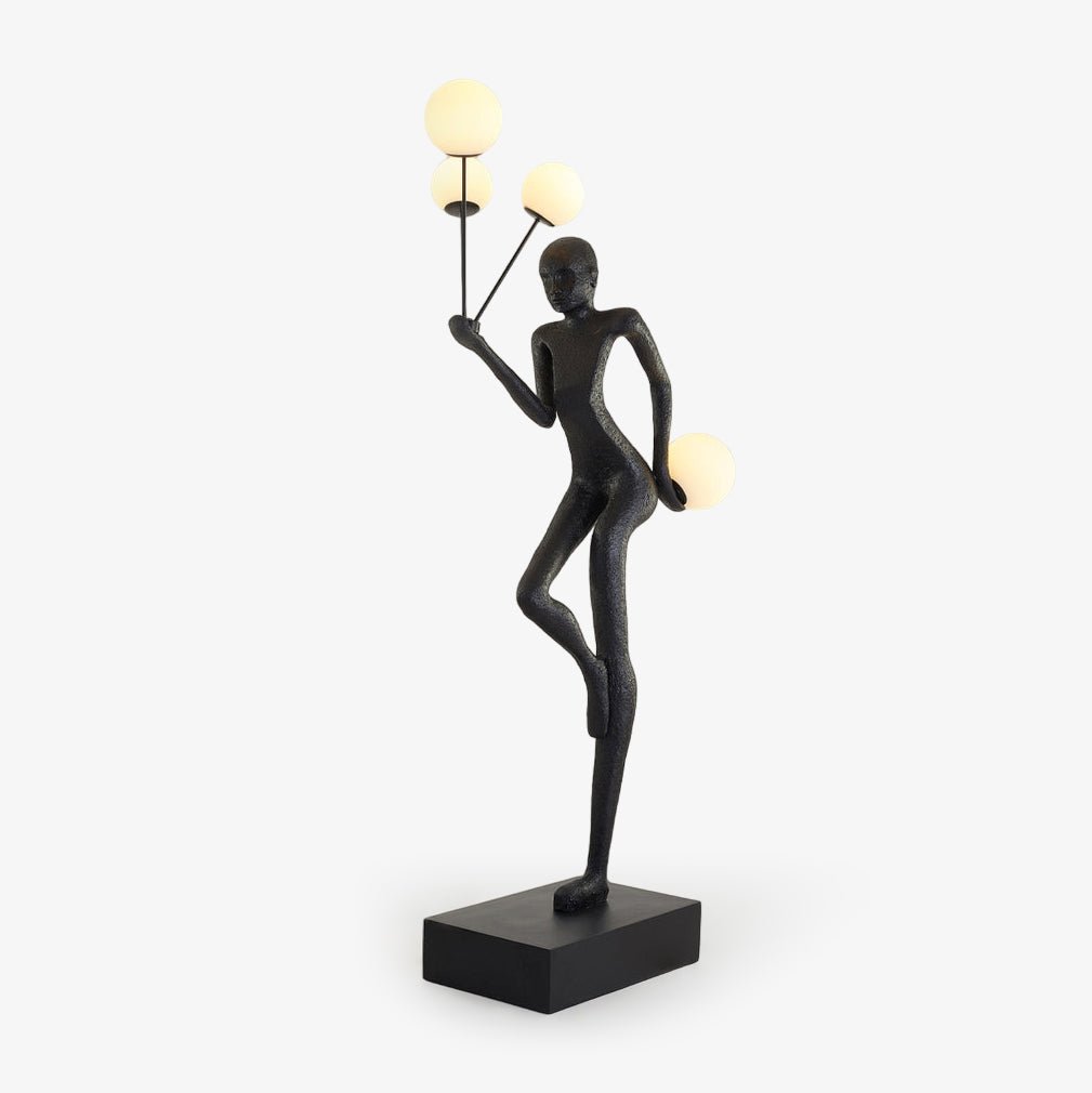 Juggling Sculptor Floor Lamp Dia 35.4″ x H 84.6″ / Black / US Plug Floor lamp