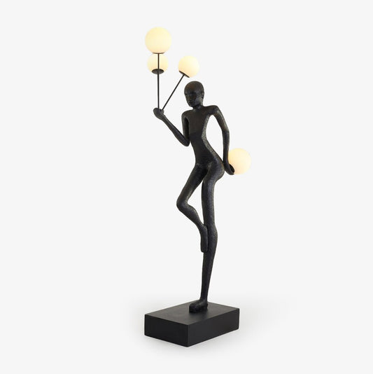 Juggling Sculptor Floor Lamp Dia 35.4″ x H 84.6″ / Black / US Plug Floor lamp