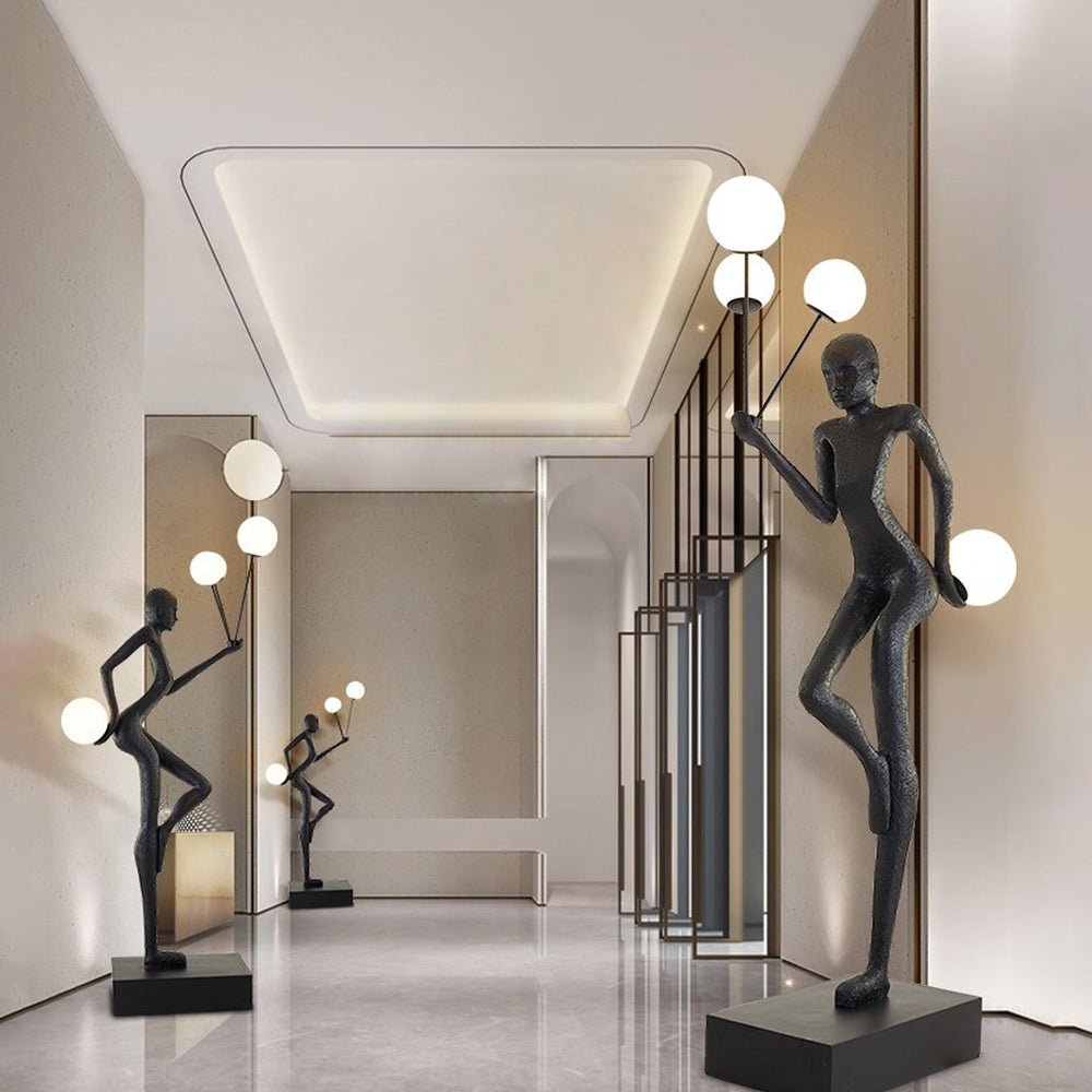 Juggling Sculptor Floor Lamp Floor lamp