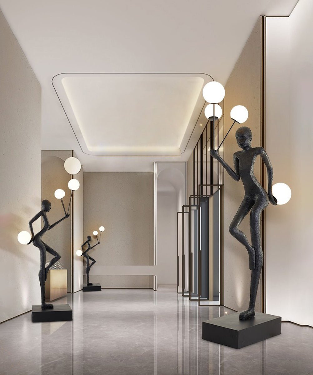 Juggling Sculptor Floor Lamp Floor lamp