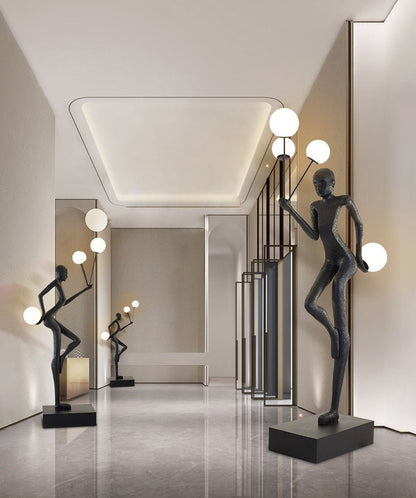 Juggling Sculptor Floor Lamp Floor lamp