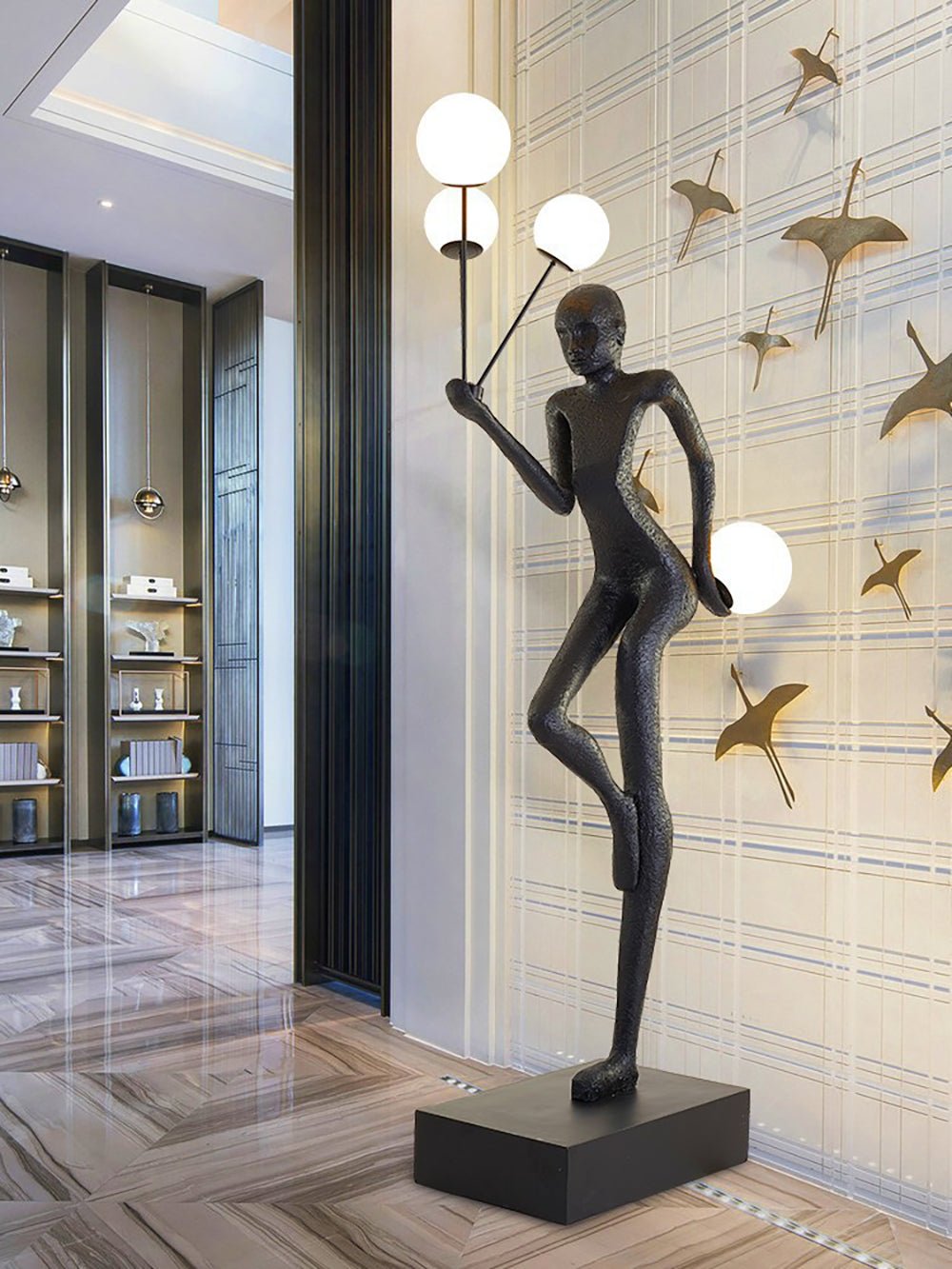 Juggling Sculptor Floor Lamp Floor lamp