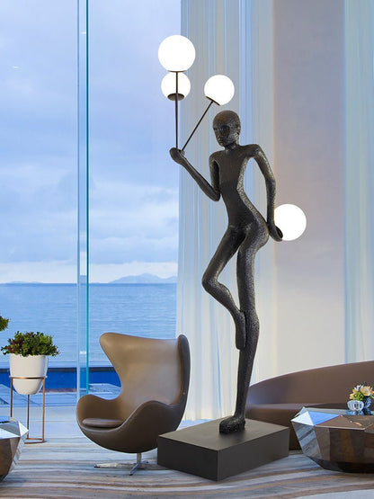 Juggling Sculptor Floor Lamp Floor lamp