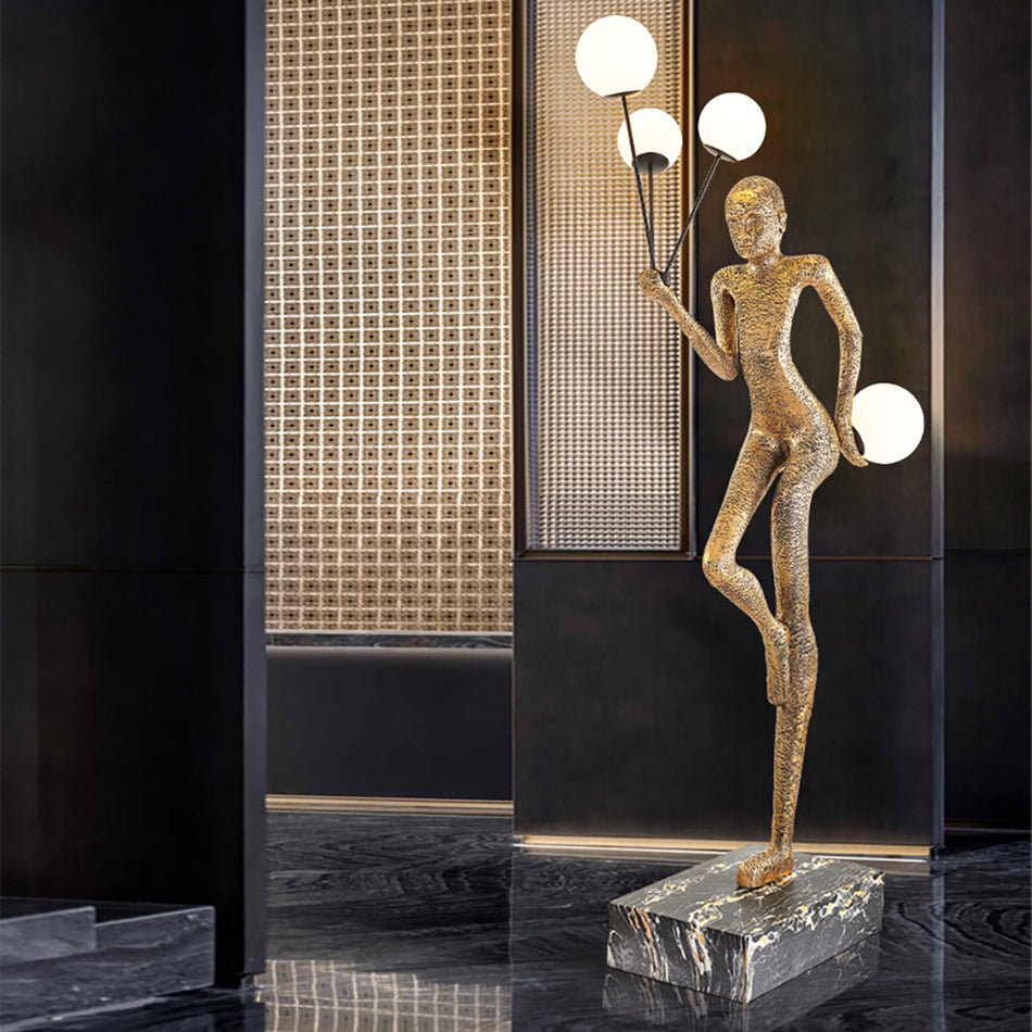 Juggling Sculptor Floor Lamp Floor lamp
