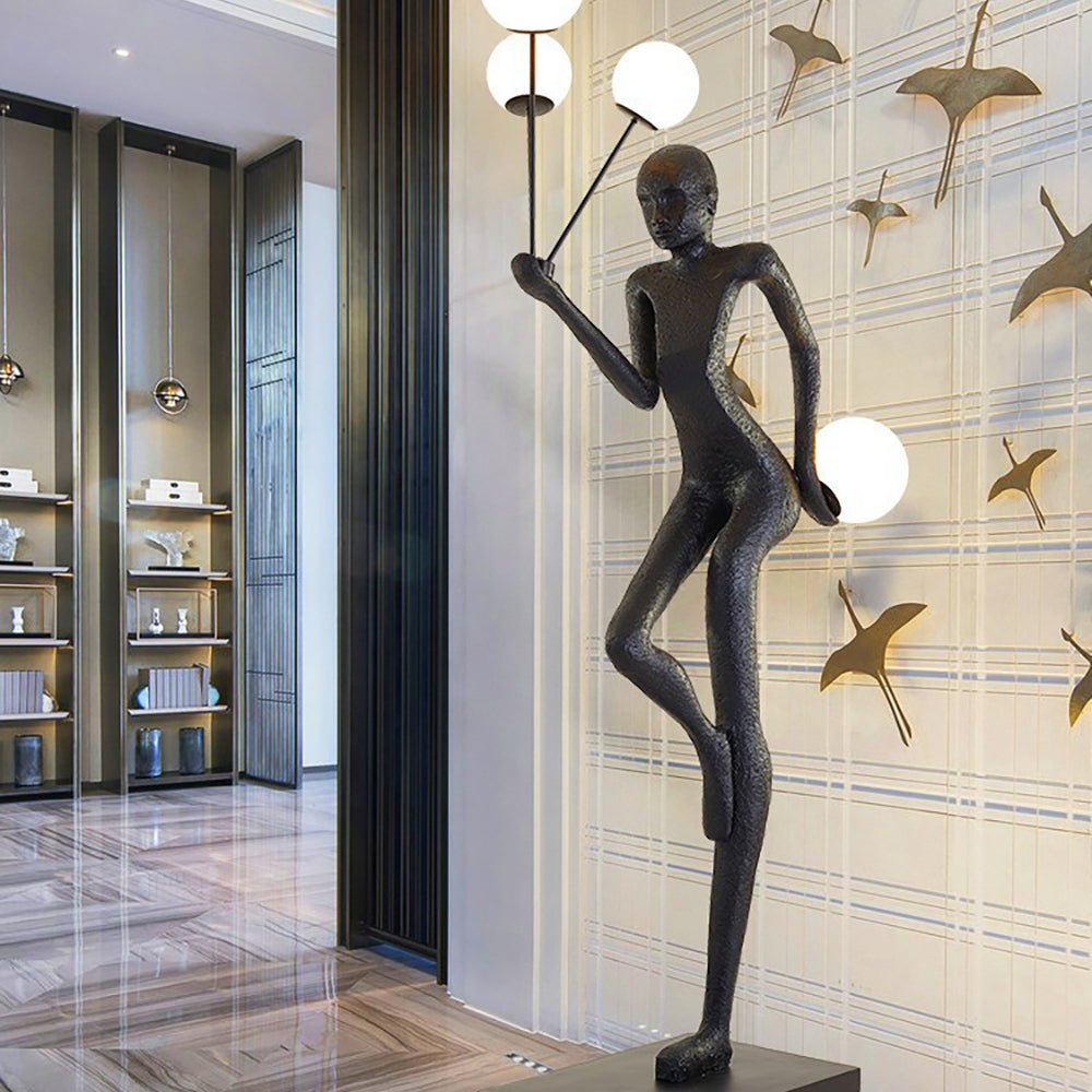 Juggling Sculptor Floor Lamp Floor lamp