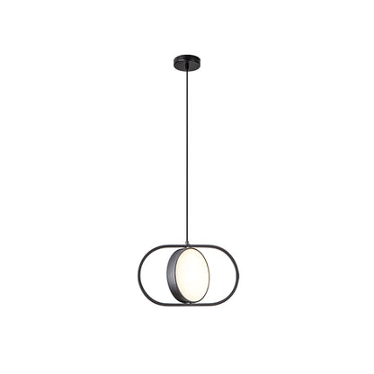 KUU Pendant Light Dia 16.9″ x H 10.6″ / Dia 43cm x H 27cm / Black & White / Warm Light Pendant light