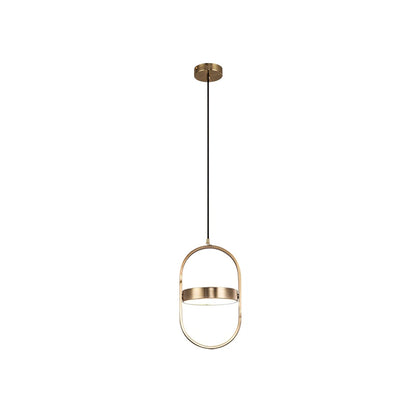 KUU Pendant Light Dia 10.6″ x H 16.9″ / Dia 27cm x H 43cm / Gold & White / Warm Light Pendant light