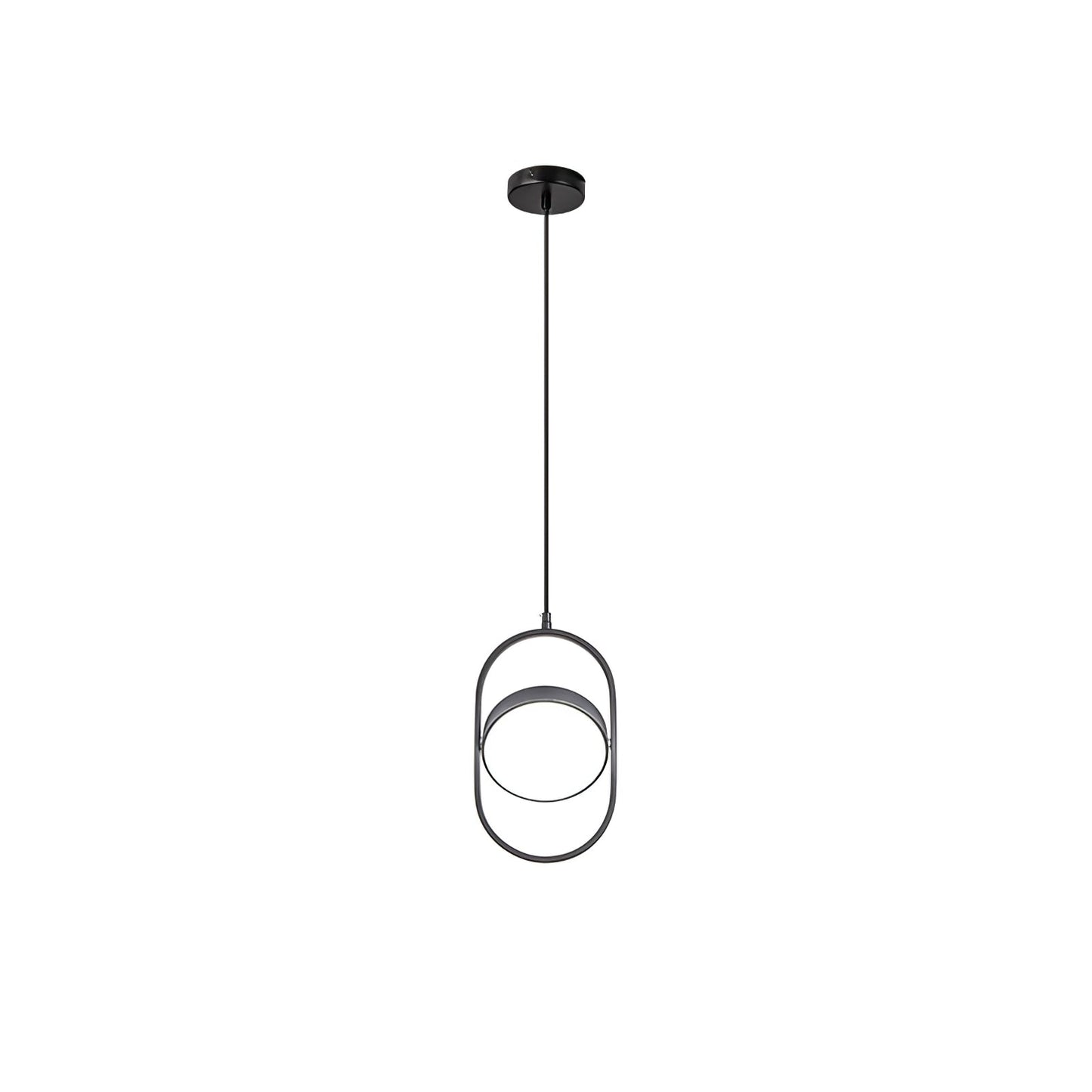 KUU Pendant Light Dia 7.5″ x H 12.2″ / Dia 19cm x H 31cm / Black & White / Warm Light Pendant light