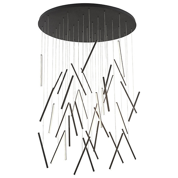 Chute LED Round Multi-Light Pendant