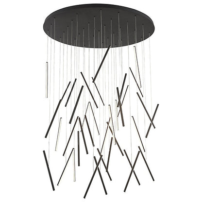 Chute LED Round Multi-Light Pendant