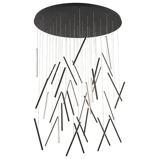 Chute LED Round Multi-Light Pendant