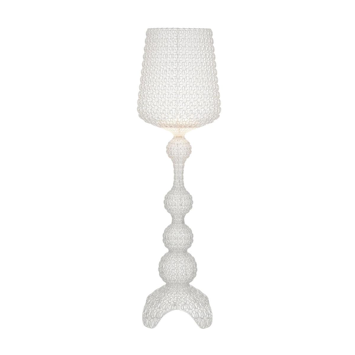 Kabuki Floor Lamp Dia 19.7″ x H 65.3″ / Dia 50cm x H 166cm / Clear (Three-Color Changing Light) / US plug Floor lamp