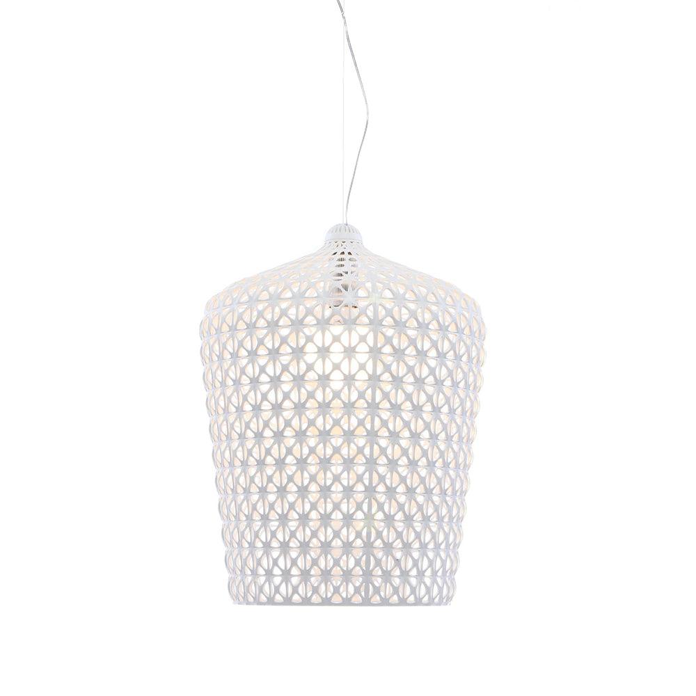 Kabuki Pendant Lamp Dia 19.7″ x H 24.8″ / Dia 50cm x H 63cm / White / Three-Color Changing Light Pendant light