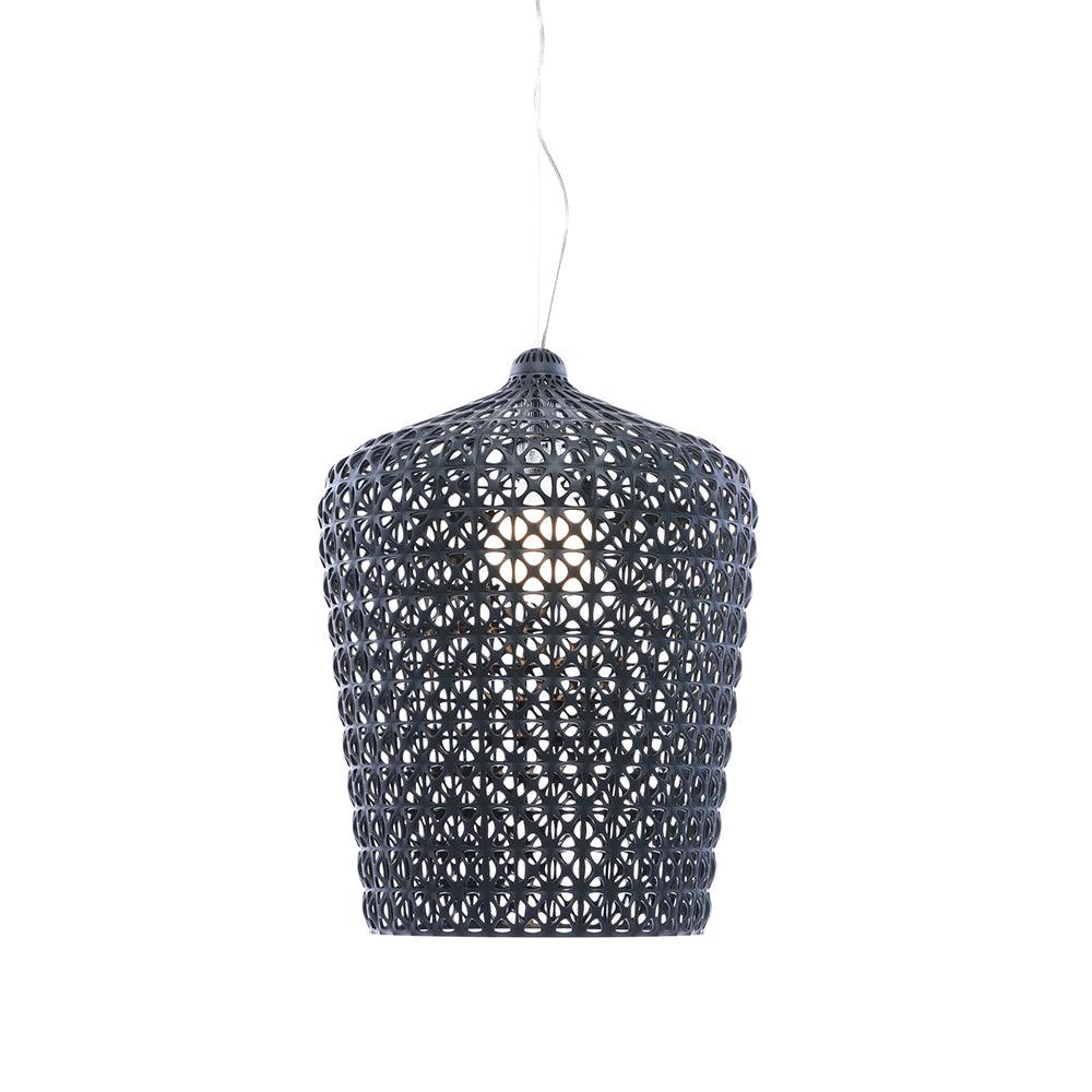 Kabuki Pendant Lamp Dia 19.7″ x H 24.8″ / Dia 50cm x H 63cm / Black / Three-Color Changing Light Pendant light