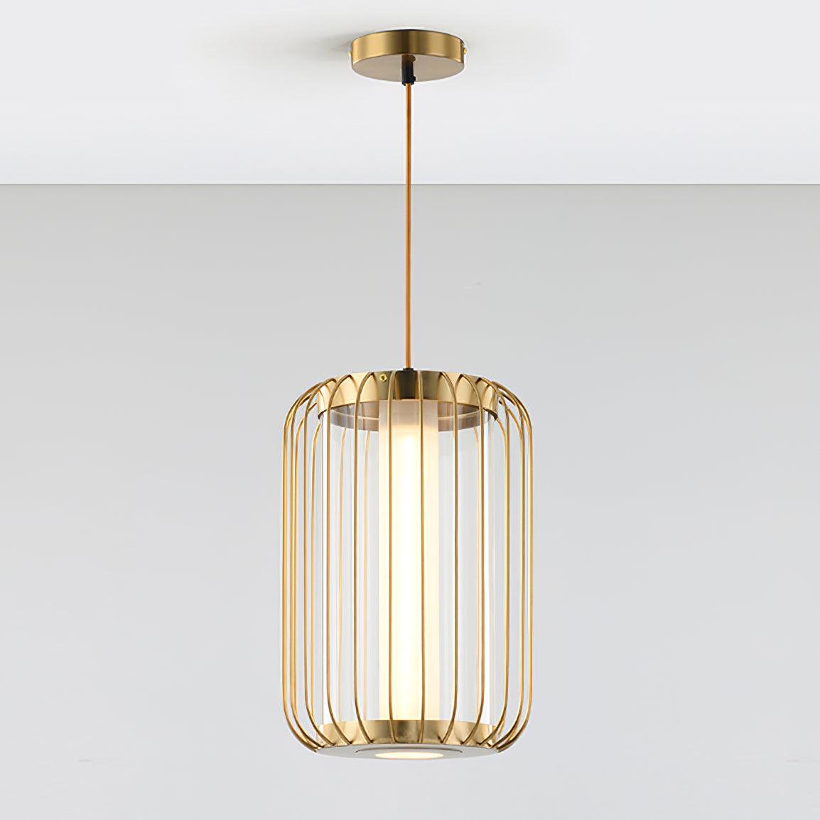 Kai 2 Pendant Light Dia 7.9″ x H 13″ / Dia 20cm x H 33cm / Gold / Warm Light Pendant light