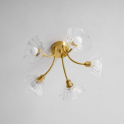 Kalin Flower Glass Ceiling Lamp