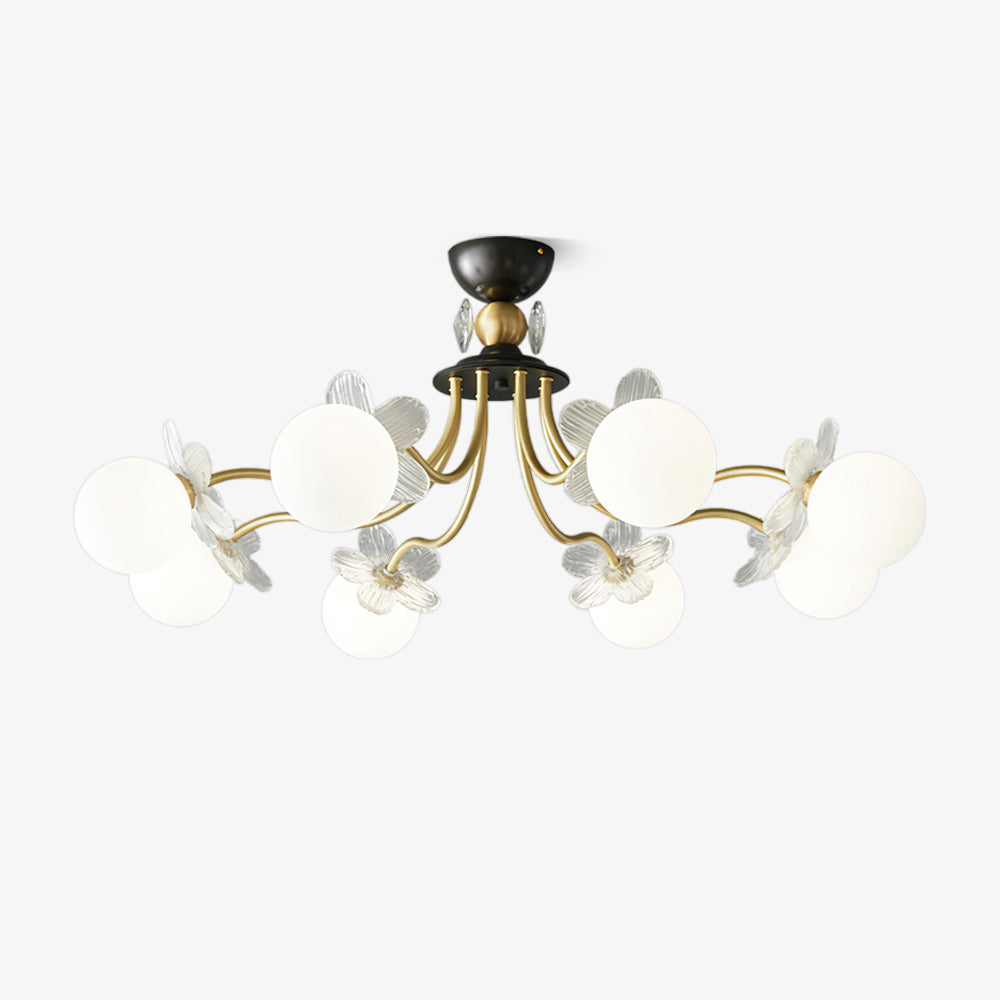 Blossom Flower Glass Chandelier Ceiling lamp