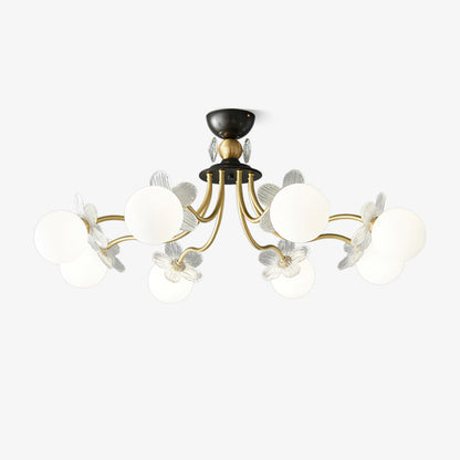 Blossom Flower Glass Chandelier Ceiling lamp