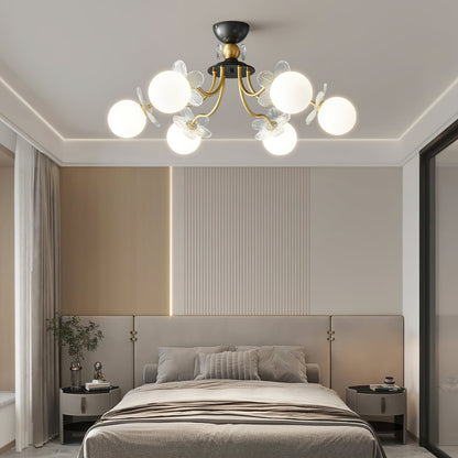 Blossom Flower Glass Chandelier Ceiling lamp