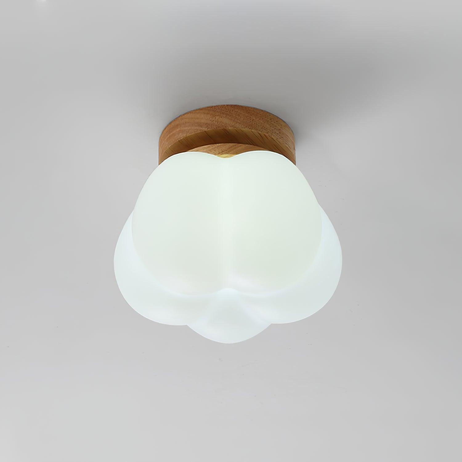 Kapok Flower Mini Ceiling Lamp Dia 7.1″ x H 6.3″ / Dia 18cm x H 16cm / White Ceiling lamp