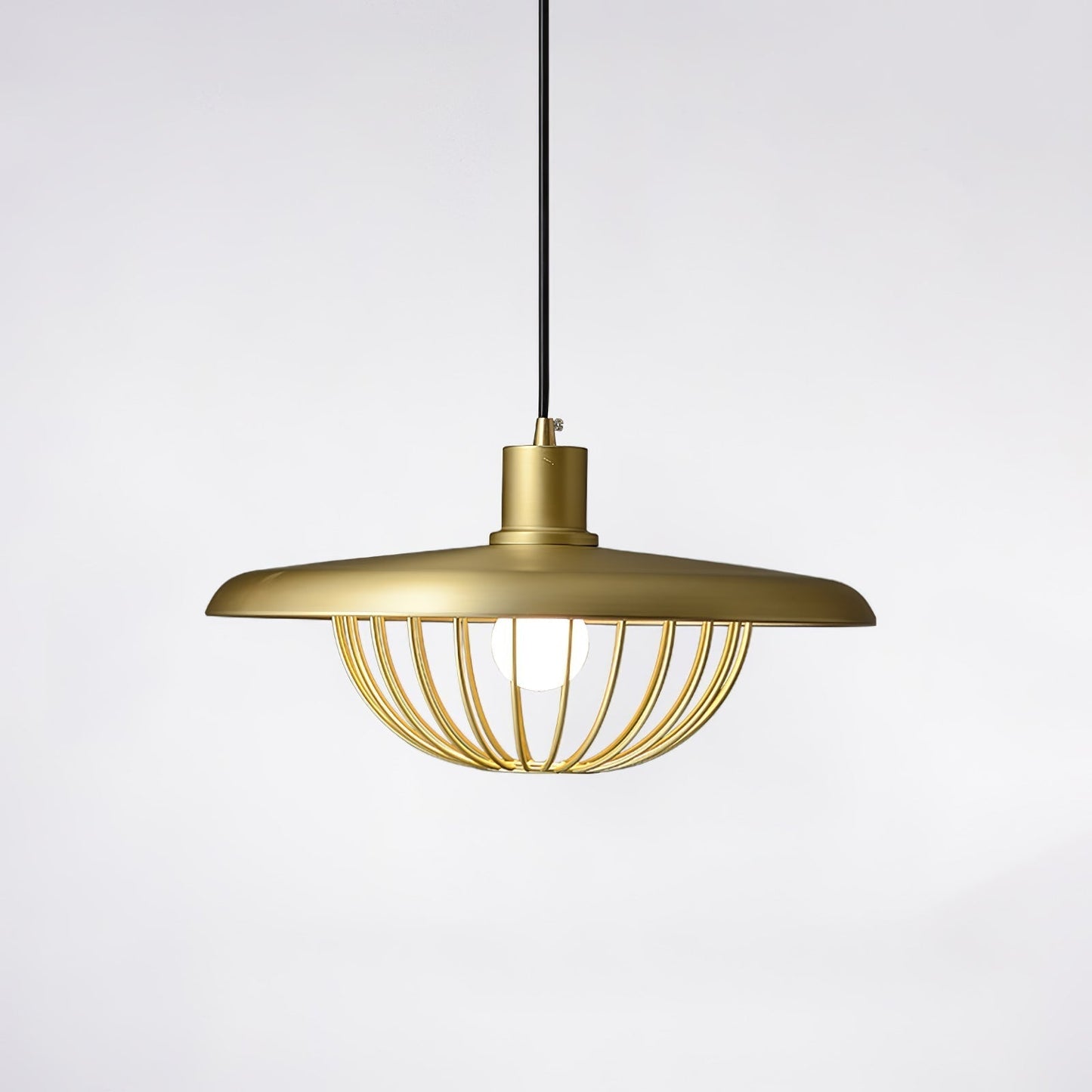 Kasa Pendant Lamp Dia 13.8″ x H 7.9″ / Dia 35cm x H 20cm / Copper plated Pendant light
