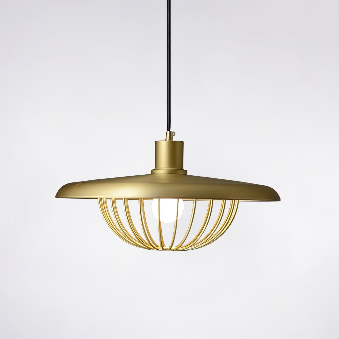 Kasa Pendant Lamp Dia 17.7″ x H 7.9″ / Dia 45cm x H 20cm / Copper plated Pendant light