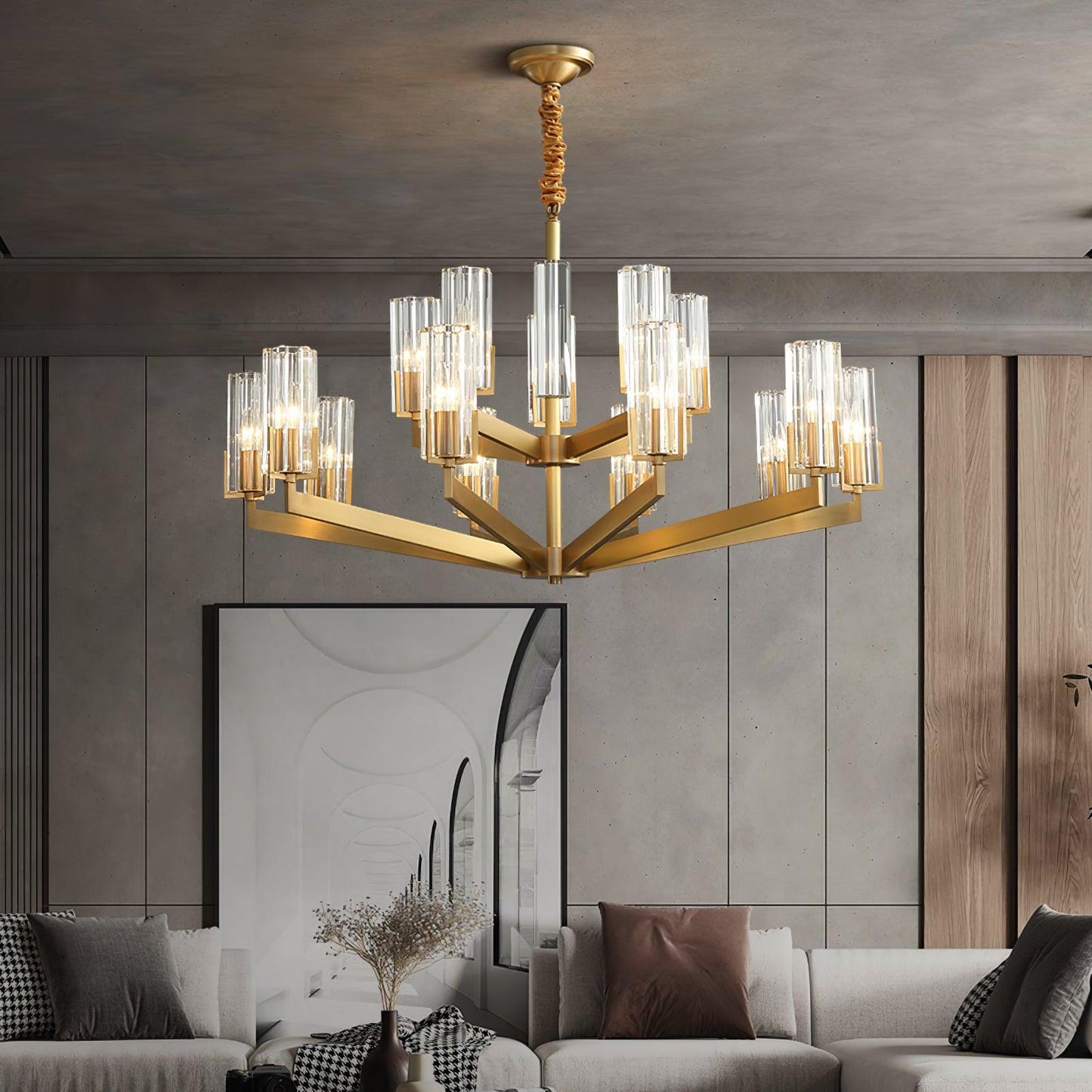 Kayla Brass Chandelier Chandelier