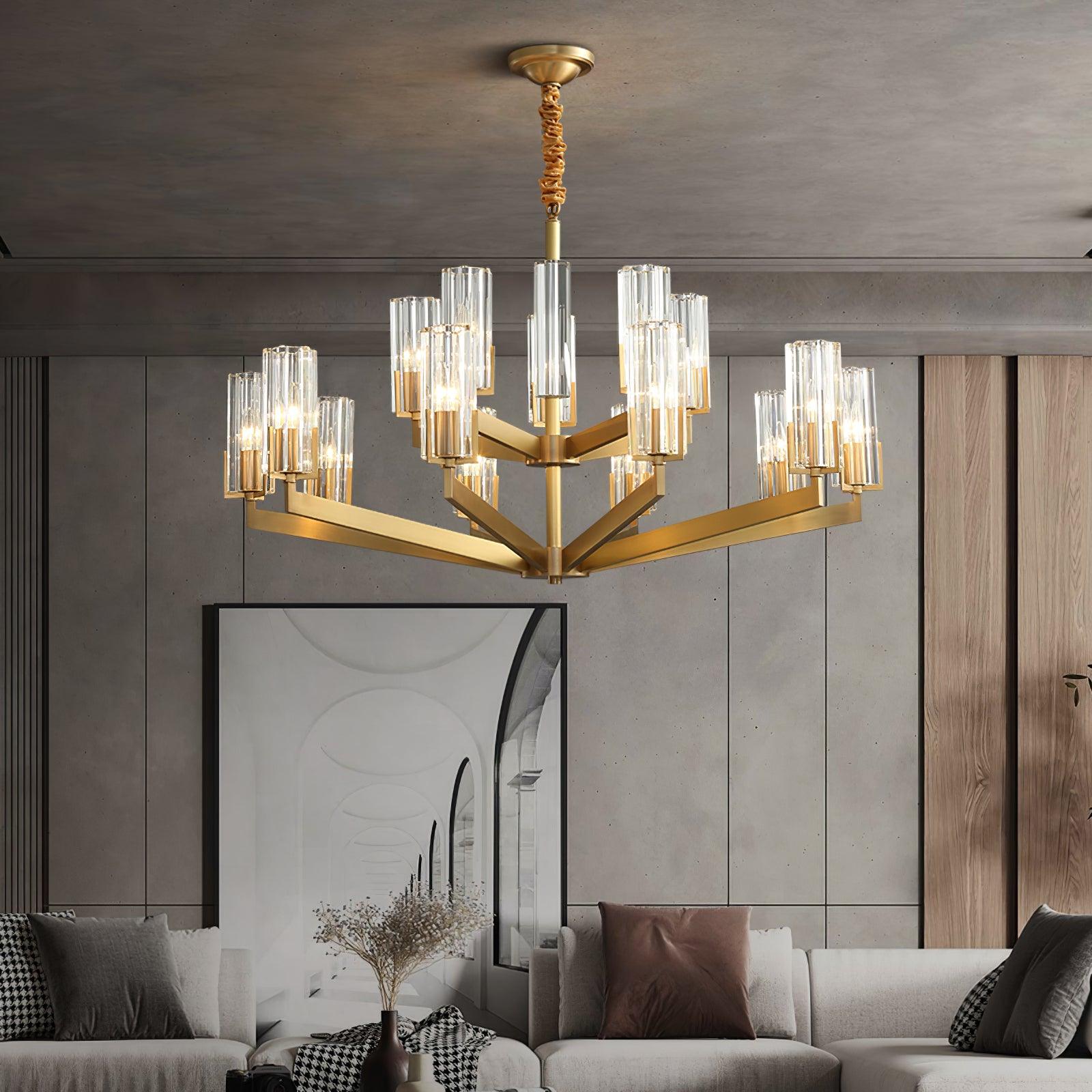 Kayla Brass Chandelier Chandelier