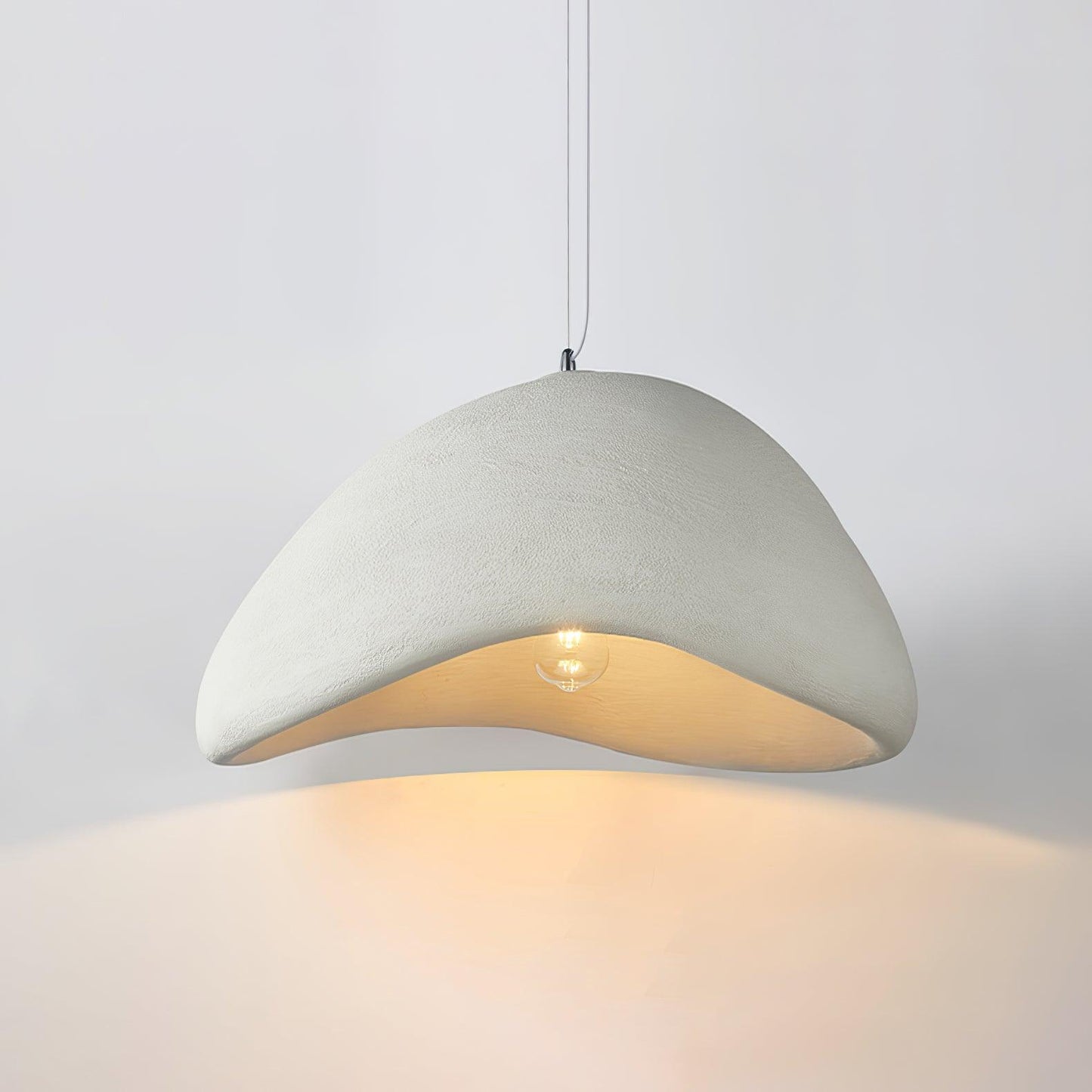 Khmara Halia Pendant Lamp A Dia 19.7″ x H 11″ / Dia 50cm x H 28cm (About 2.5kg) / White Pendant light