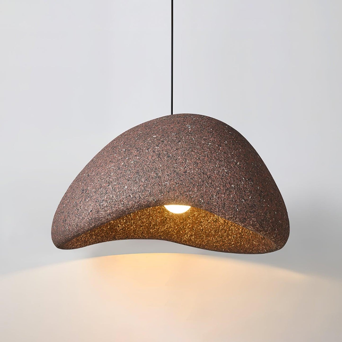 Khmara Halia Speckled Pendant Lamp Model B / ? 11.8″ x H 7.9″ / Dia 30cm x H 20cm / Spots Dark red Pendant light