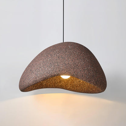 Khmara Halia Speckled Pendant Lamp Model B / ? 11.8″ x H 7.9″ / Dia 30cm x H 20cm / Spots Dark red Pendant light